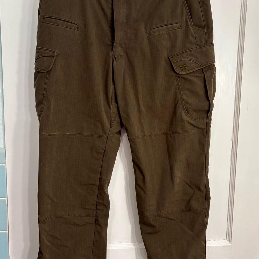 5.11 Tactical Tunda Green & Flint Gray Cargo Pants BUNDLE - Size 34x30